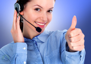 female-call-center-agent-thumbs-up