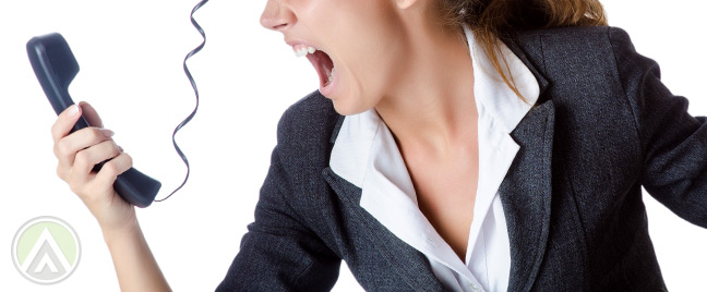 angry-customer-on-the-phone--Open-Access-BPO-inbound-customer-service-solutions