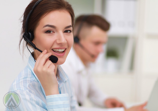 female-call-center-agent-in-call-delivering great-customer-experience