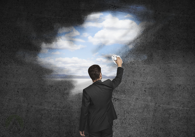 businessman-cleaning-dirty-and-grime-on-wall-with-handkerchief-to-reveal-beautiful-blue-sky