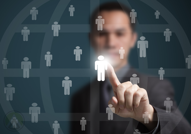 businessman-pointing-to-illuminated-human-stick-figure-employee-hiring-concept