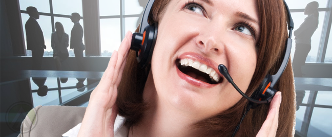 delighted-call-center-agent