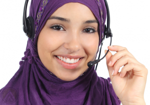 smiling-female-arabic-call-center-agent