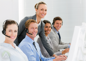 customer-service-team-supervised-by-call-center-manager
