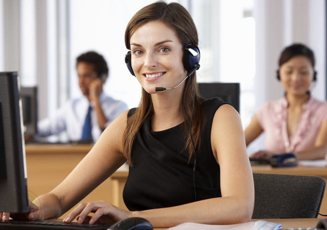 smiling-caucasian-female-customer-service-in-a-call-center