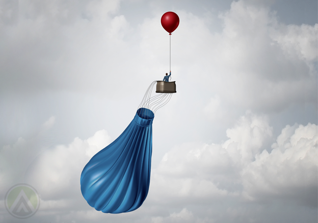 deflated-hot-air-balloon-with-red-balloon-carrying-basket