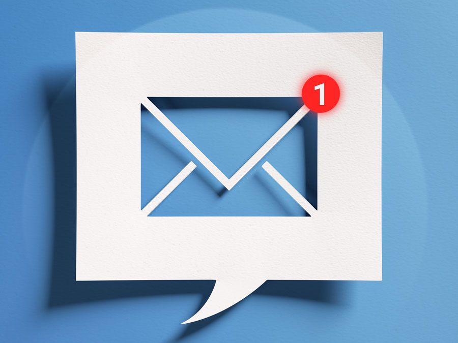 great customer service emails logo icon paper-cutout