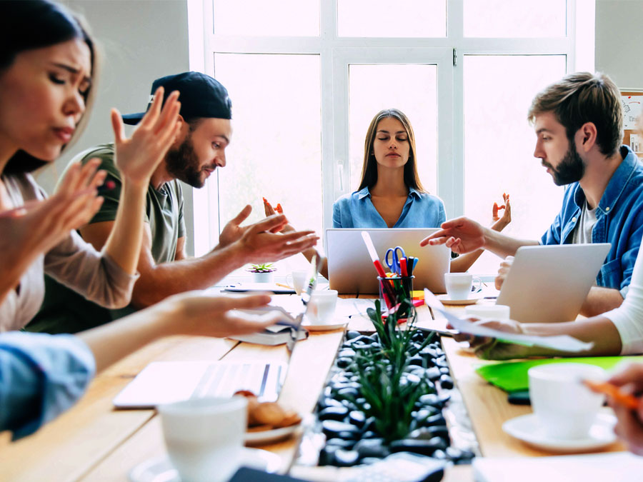 trainer not listening to panicking employees