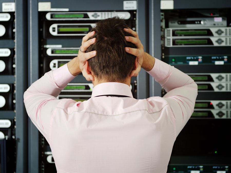 call center nightmares technology failures IT server administrator panic