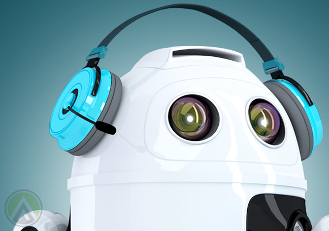 robot customer service call center representative