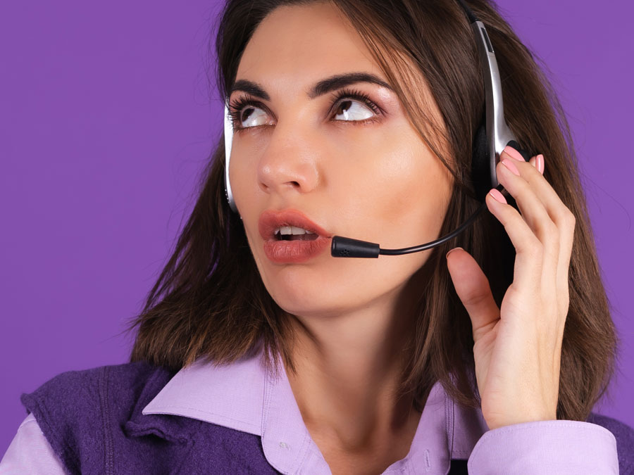 <a href="https://www.openaccessbpo.com/blog/customer-support-reps-you-should-watch-out-for/" title="The Types of Customer Support Reps You Should Watch Out For | Open Access BPO" target="_blank"></a>what qualities should a customer service representative have depiction contact center service agent rolling eyes