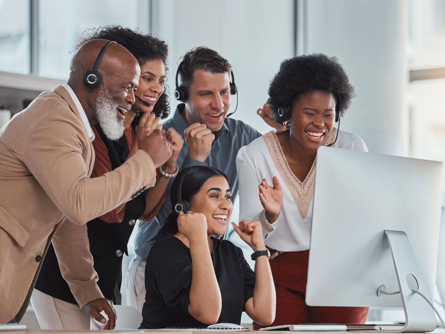 gamification in the call center CX agents motivated CSat gamified culture