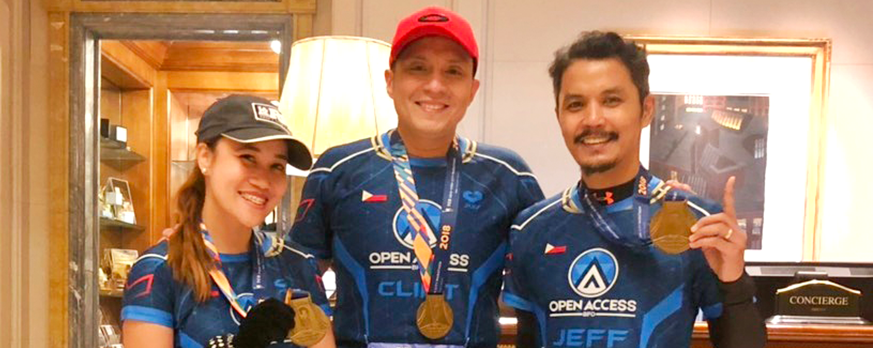 3 Open Access BPO employees finish TCS NYC Marathon 2018
