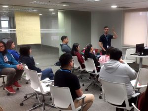 Lecturer discussion during Open Access BPO LEAD leadership program