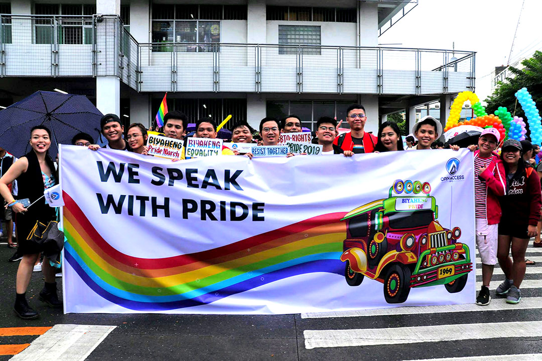 Open Access BPO LGBTQ community during Pride march