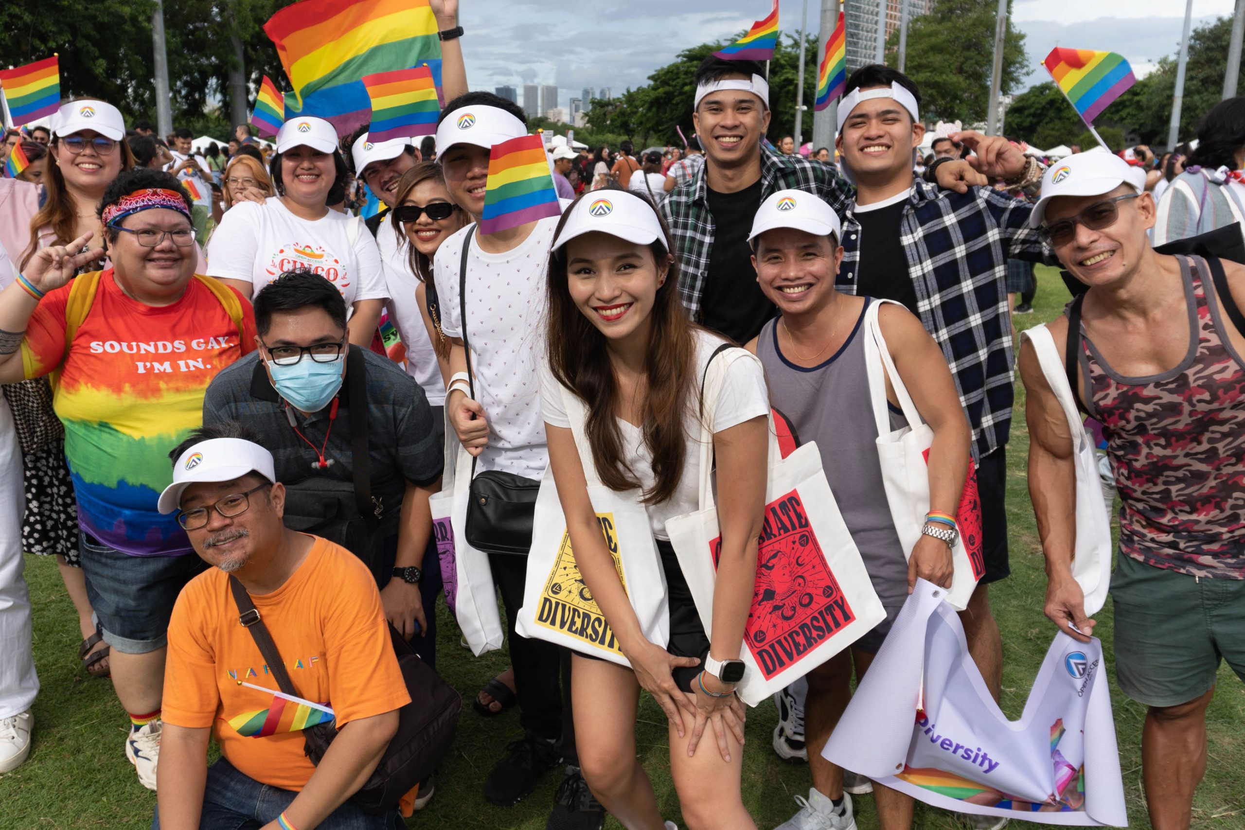 Open Access BPO employees allies lgbtqia gather in Metro Manila Pride Tayo ang Kulayaan