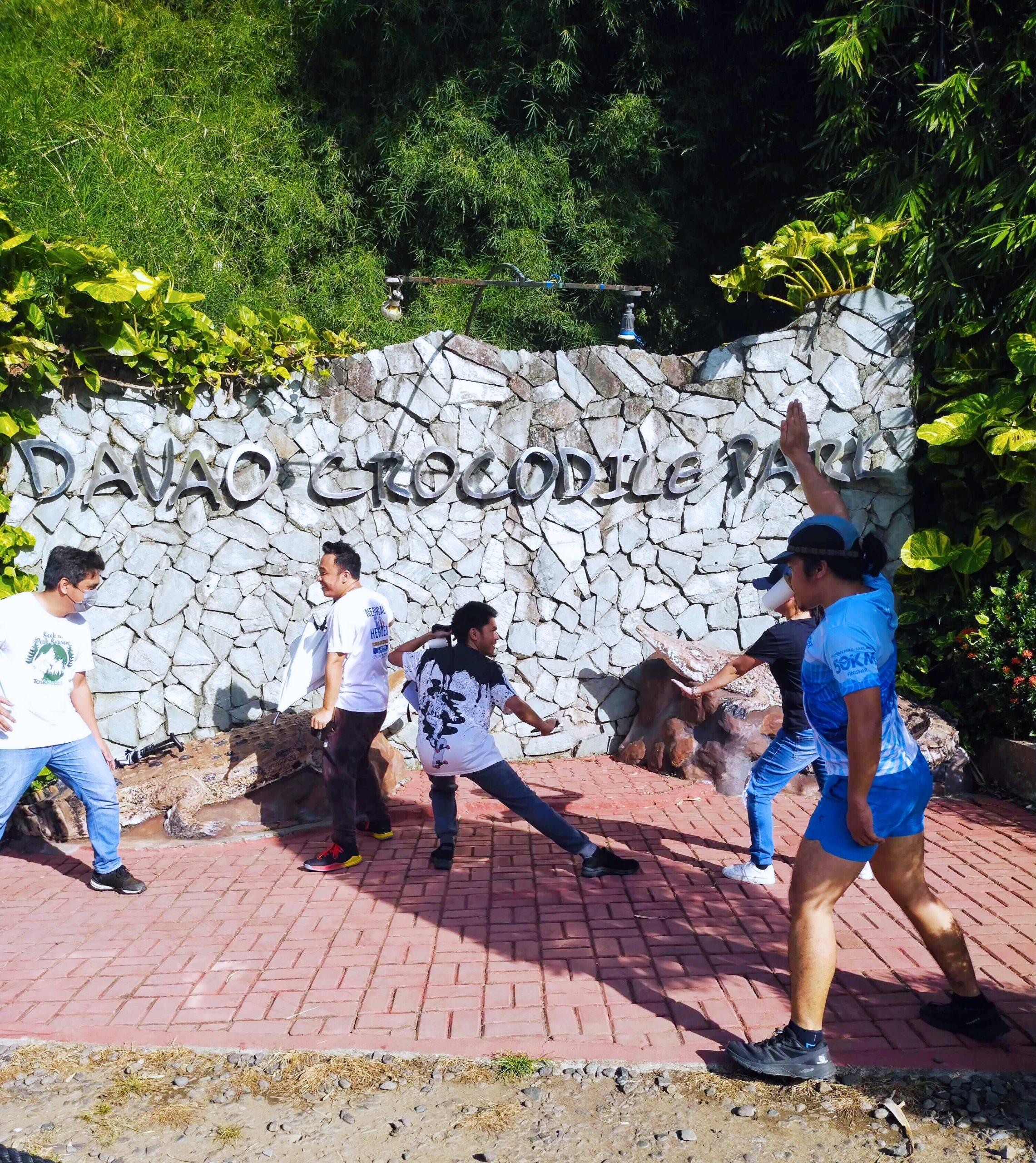 Open Access BPO Davao employees during team building in Davao Crocodile Park