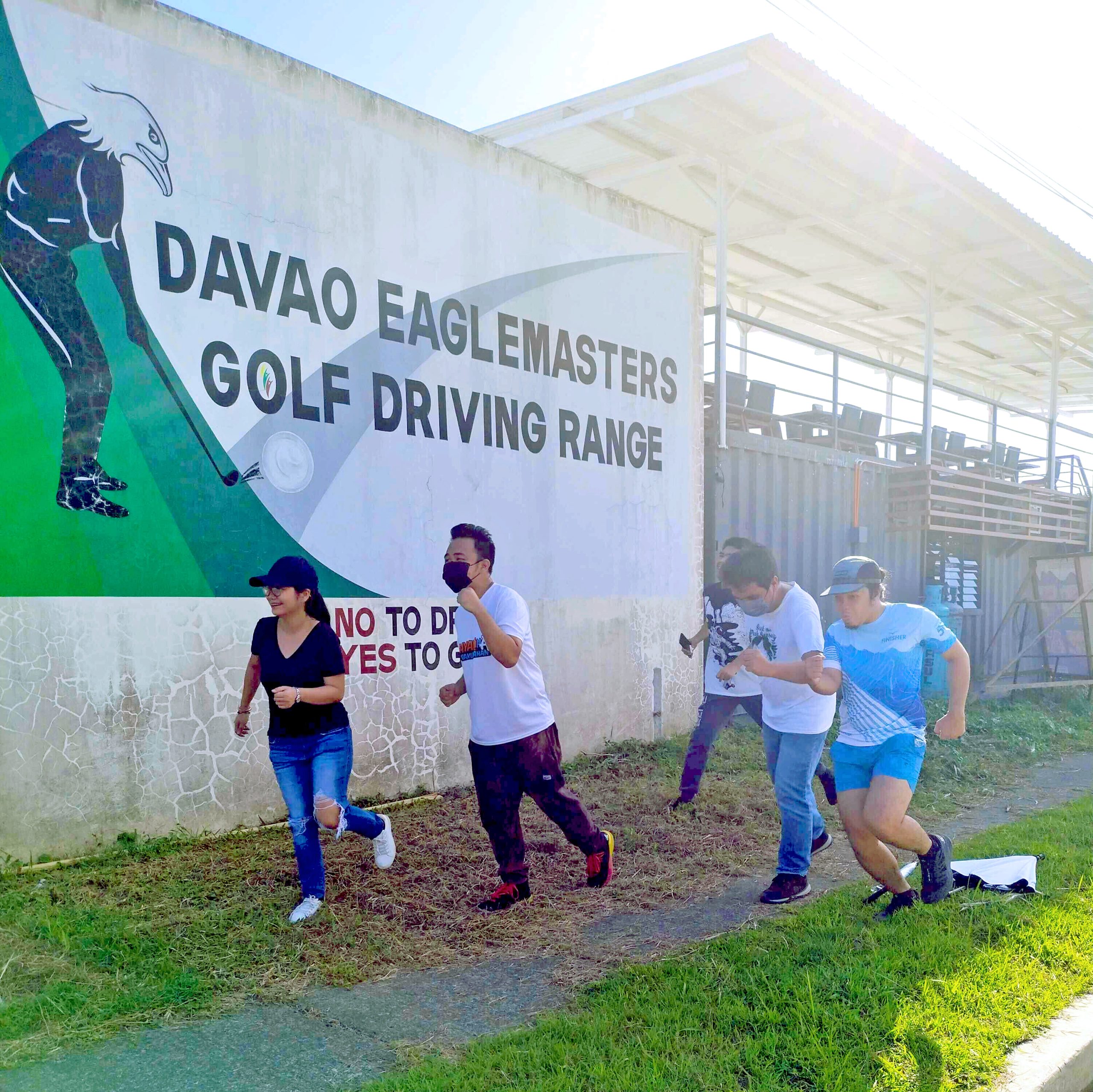 Open Access BPO Davao employees running in Davao Crocodile Park