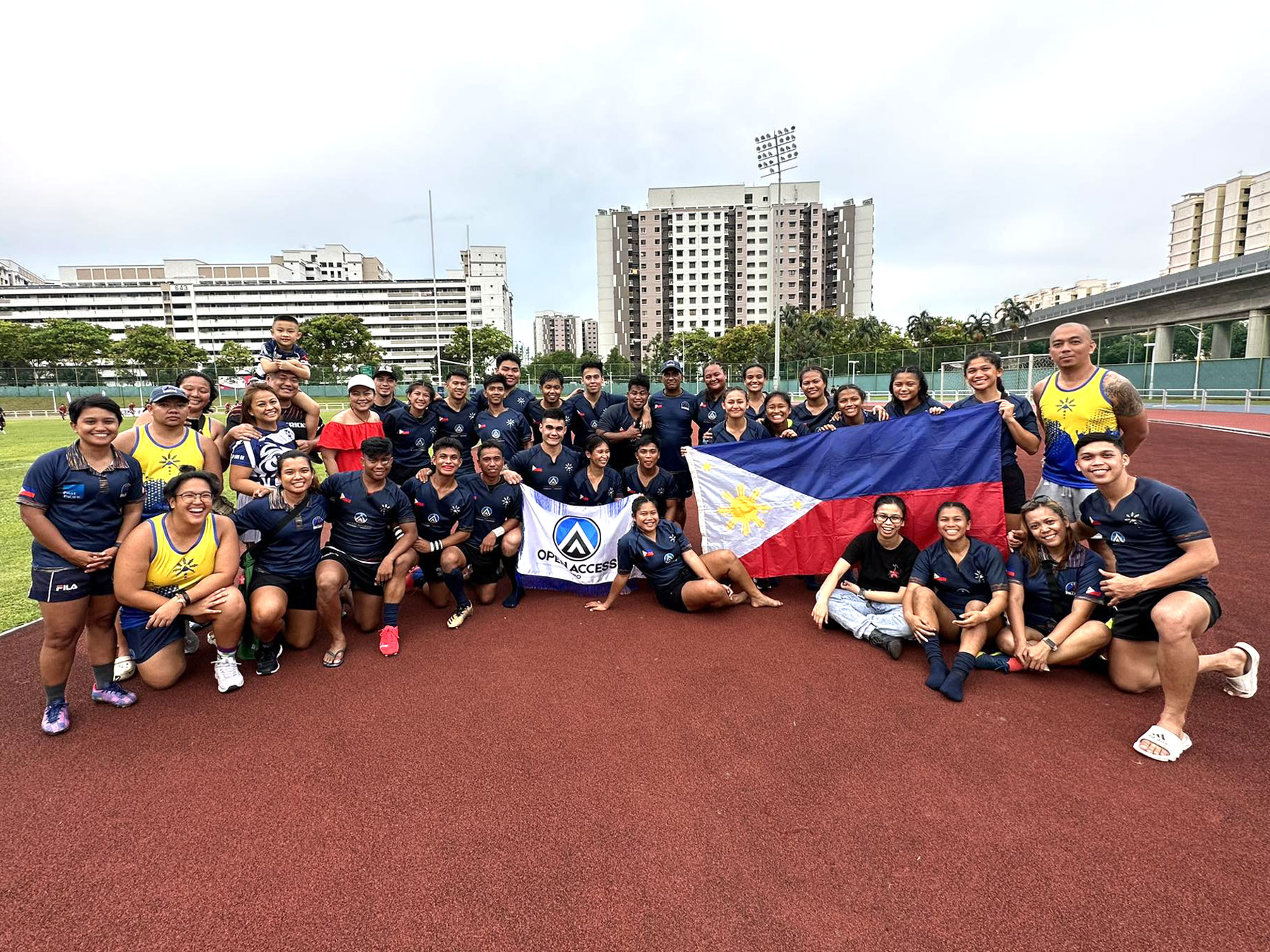Open Access BPO Rugby team Rising Stars in Singapore