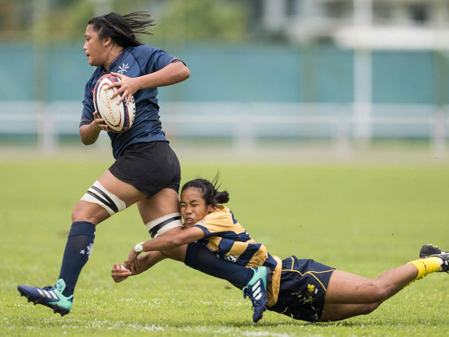 Open Access BPO Rugby team Rising Stars women Philippines team rugby match