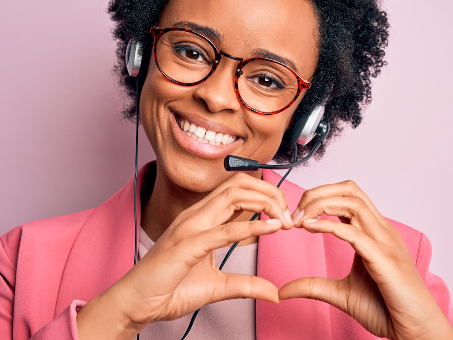 branded customer experience provided by call center agent