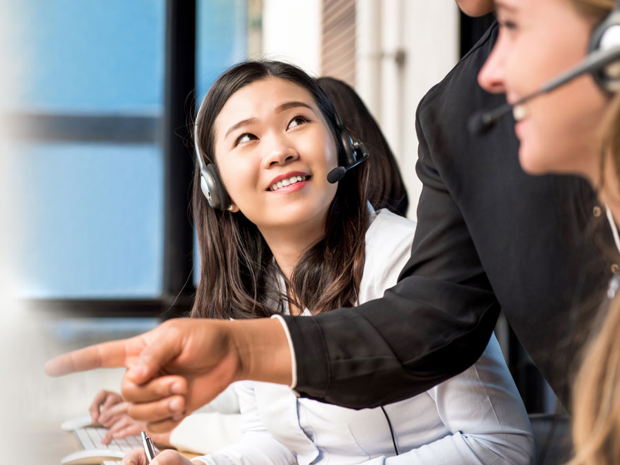 team leader coaching customer service skills call center reps