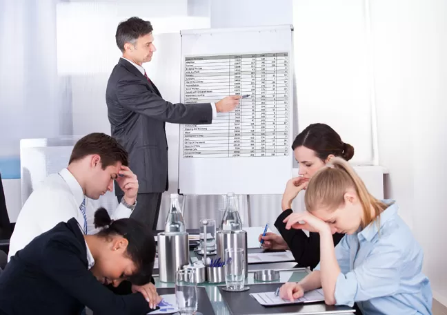 frustrated-team-listening-to-training--Open-Access-BPO