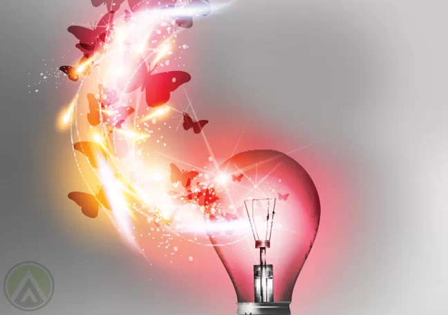 butterflies-red-sparlking-lights-shooting-out-of-light-bulb