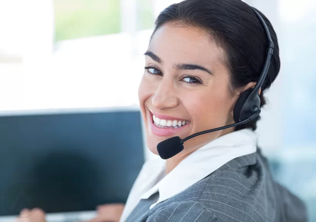 smiling-delighted-female-call-center-agent