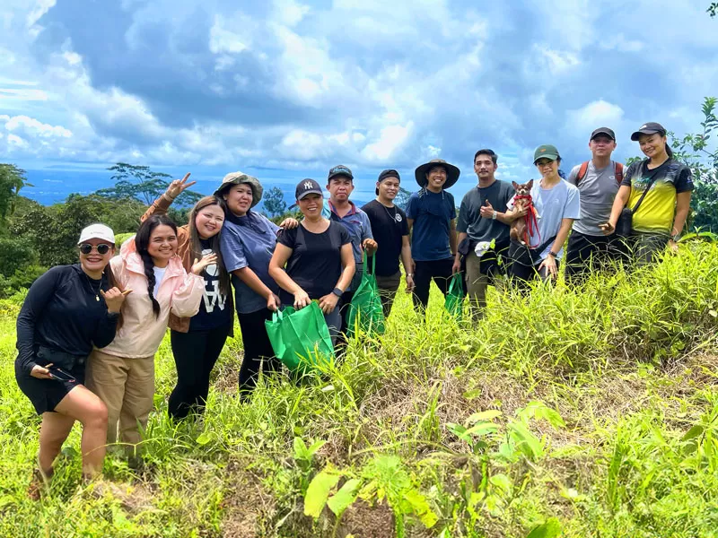 Open Access BPO Davao team during Plant it Forward tree planting event in Toril Davao