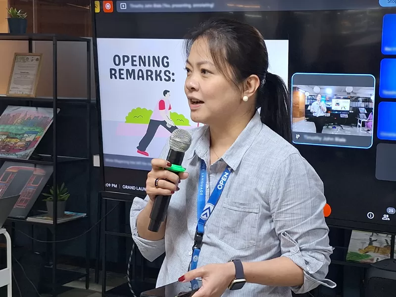 Open Access BPO VP Joy Sebastian at the FitQuest 2026 Launch | Open Access BPO