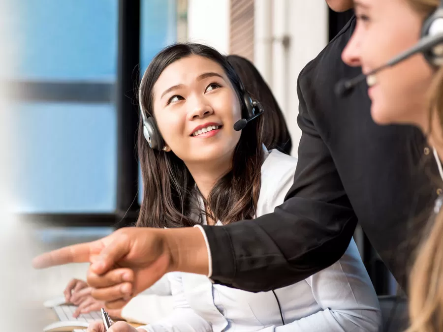 team leader coaching customer service skills call center reps